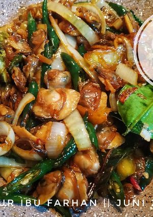Foto resep Kerang Kupas Cabe Ijo