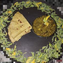 A picture of Sanai flower saag.