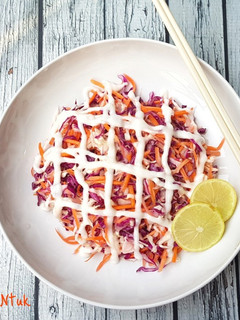 Foto resep Salad Kol dan Wortel ala Hokben (Coleslaw)