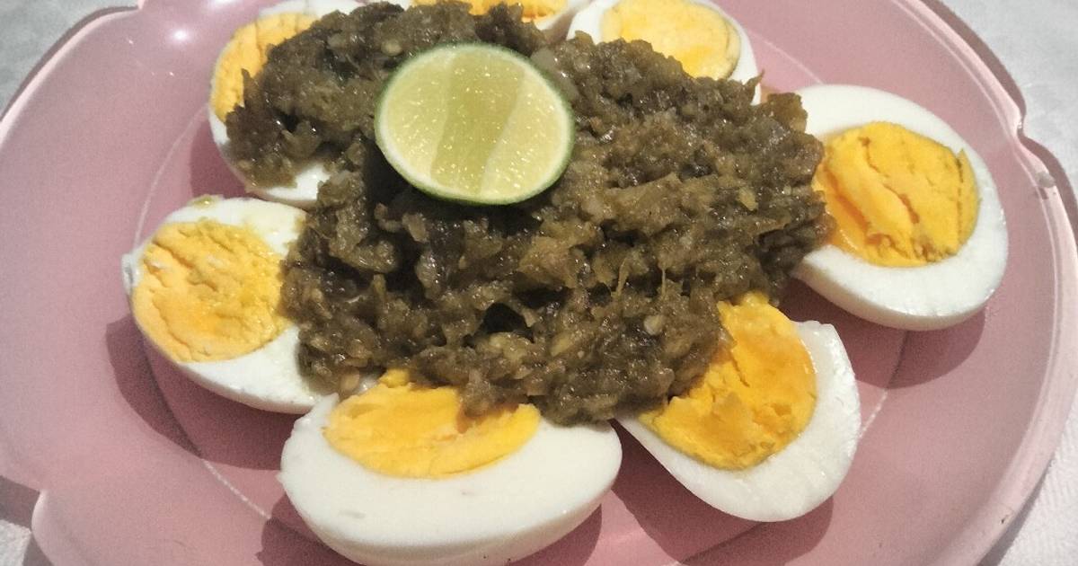 Resep Telur Sambal Ijo Oleh Bunda Aisharana Cookpad