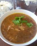 Sopa de lentejas