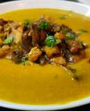 Sopa de calabaza con curry y leche de coco