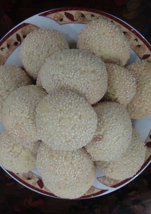عکسی از دستور کلوچه کنجدی