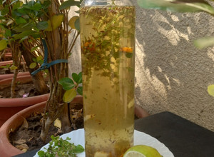 A picture of Herbs detox water.