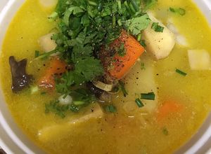 Hình của món Cari chay.