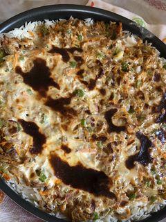 صورة لوصفة صينية رز بالتونة