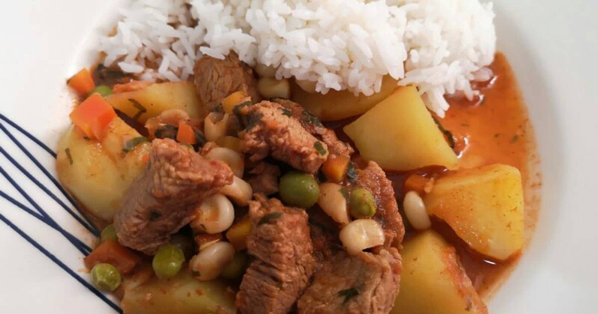 Guiso de carne Receta de Rita- Cookpad