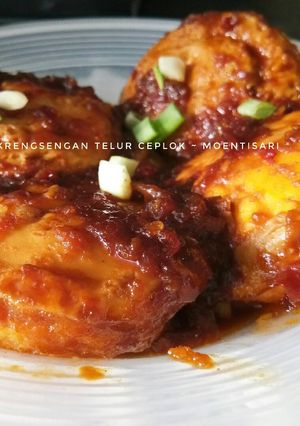Foto resep Krengsengan telur ceplok