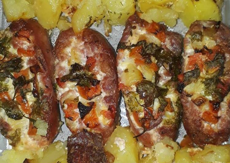 Recipe of Any-night-of-the-week Toscanas recheadas ao forno