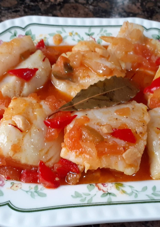 Una foto de Bacalao estofado
