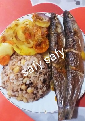 صورة لوصفة سمك بالجزر والبطاطس(تتبيلة مميزة)