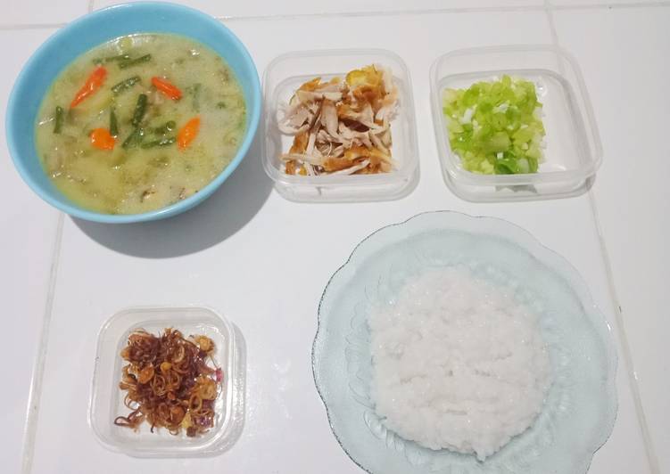 Bubur ayam sayur lodeh