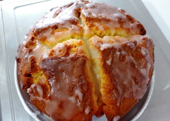 Resep: SourCream Cake with Lemon Glaze 🍋 Enak Terbaru