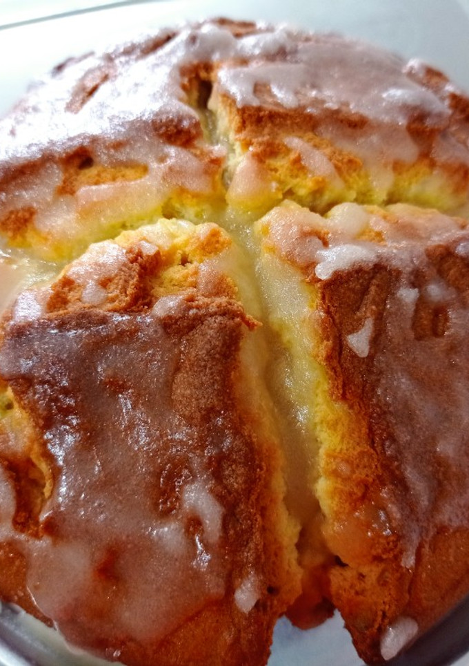 Foto resep SourCream Cake with Lemon Glaze 🍋