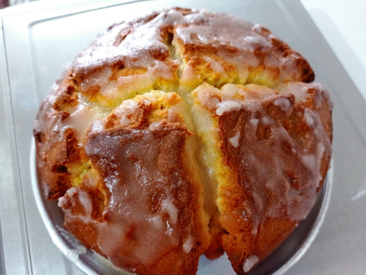 Resep: SourCream Cake with Lemon Glaze 🍋 Enak Terbaru