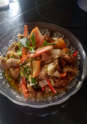 Foto resep Oseng kambing dadakan