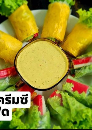 รูปของ สลัดโรล กับ น้ำสลัด 3 สไตล์
