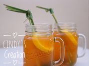 Gambar minuman sereh daun mint