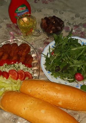 عکسی از دستور فلافل برای افطار