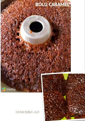Foto resep Bolu karamel / sarang semut