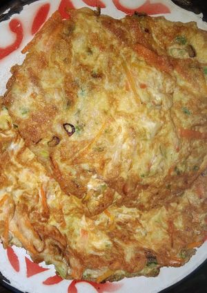 Foto resep Telur dadar 🥕🍄