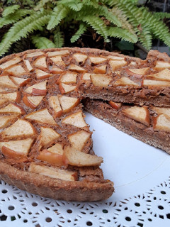 Una foto de Innovadora tarta de manzana y zanahoria saludable