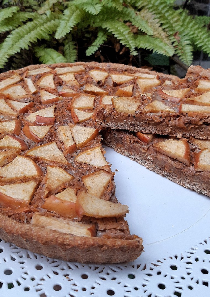 Una foto de Innovadora tarta de manzana y zanahoria saludable