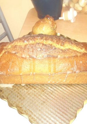 Una foto de Budin de banana