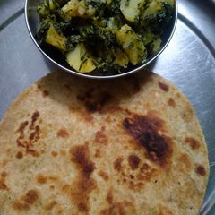 A picture of Aloo methi.