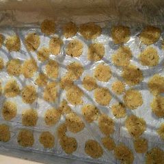 A picture of Sabudana papad.