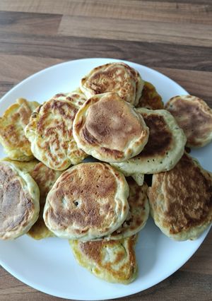 Una foto de Tortitas de calabacín