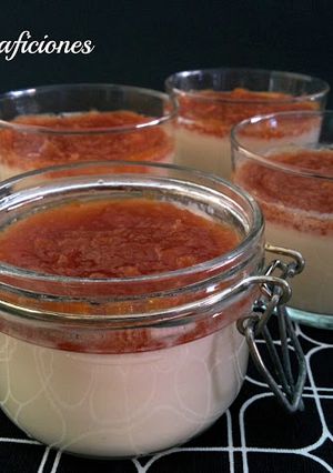 Foto principal de Postre con queso fresco y membrillo casero