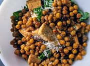 A picture of parmesan croutons