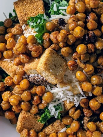 Easy Way Prepare Recipe Chickpea Kale Ceasar Salad that is So Delicious, Really Delicious}