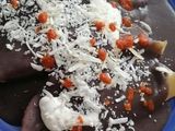 Enfrijoladas de pollo