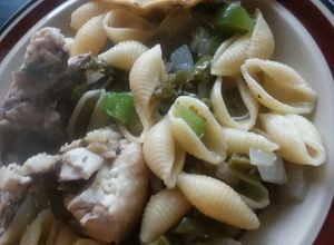Una foto de Rica cena (pasta)