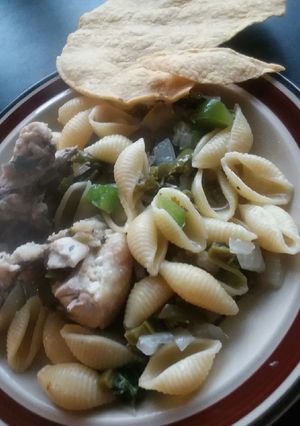 Una foto de Rica cena (pasta)