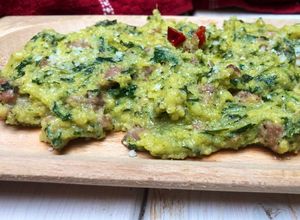 Foto di Polenta broccoletti e salsiccia