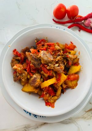 Foto resep Sambal kentang ati ampela