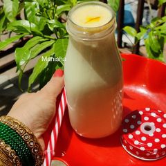 A picture of Badam Milk (Almonds Milk).