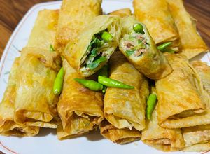 Foto resep Martabak mini isi telur dan daging ham