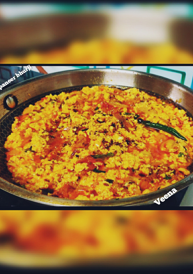 अमृतसरी पनीर भुर्जी (Amaritsari paneer bhurji recipe in hindi) रेसिपी मुख्य फोटो