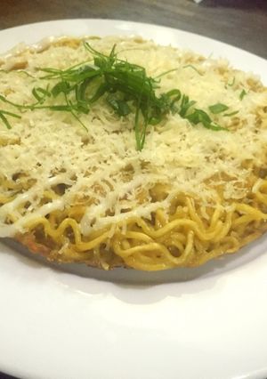 Foto resep Indomie goreng omellet
