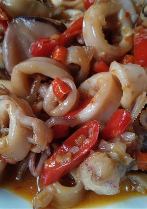 Foto resep Cumi Asam Manis Pedas