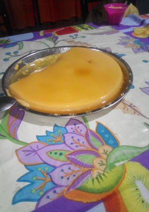 Una foto de Flan al café coñak 😋