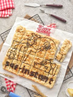 Foto resep Decorated Garlic Bread