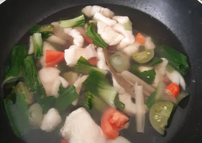 Recipe: Perfect Soup Ikan Dori Bening