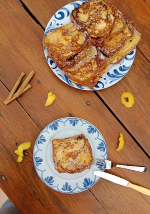 Una foto de Torrijas con pan brioche