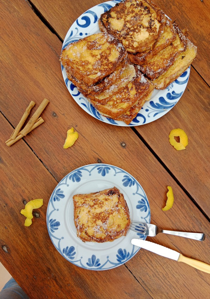 Una foto de Torrijas con pan brioche