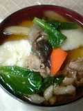 Grandma’s Kenchin-jiru (Vegetable Soup with Dumplings)